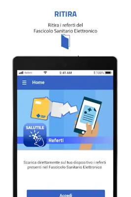SALUTILE Referti android App screenshot 2