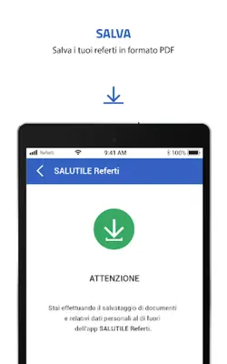 SALUTILE Referti android App screenshot 4